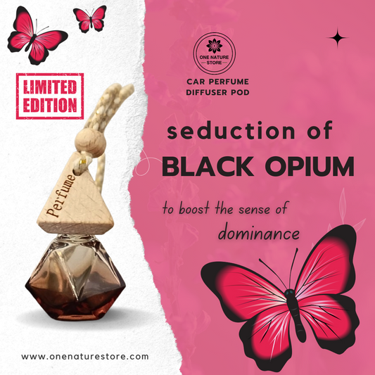 Seduction of Black Opium | Car Perfume Diffuser Pod | 10 ML | Long Lasting Up To 60 Days