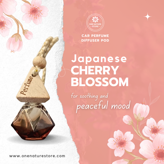 Japanese Cherry Blossom | Car Perfume Diffuser Pod | 10 ML | Long Lasting Up To 60 Days