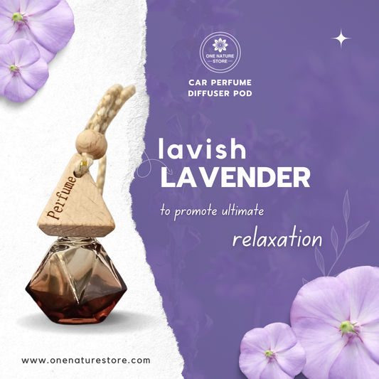 Lavish Lavender | Car Perfume Diffuser Pod | 10 ML | Long Lasting Up To 60 Days