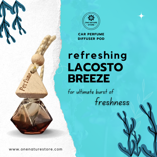 Refreshing Lacosto Breeze | Car Perfume Diffuser Pod | 10 ML | Long Lasting Up To 60 Days