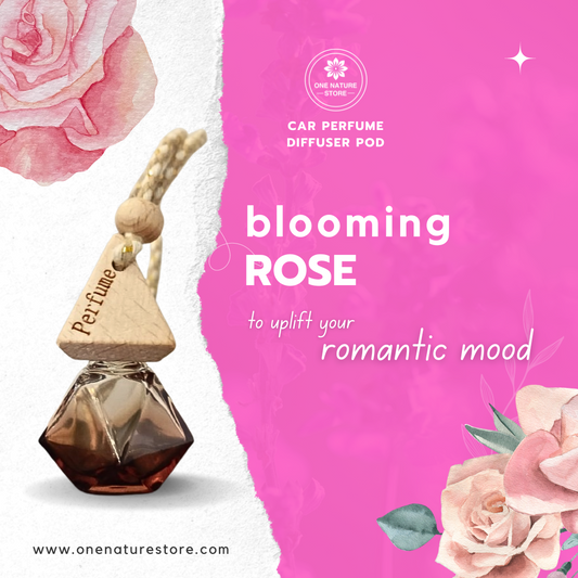 Blooming Rose | Car Perfume Diffuser Pod | 10 ML | Long Lasting Up To 60 Days