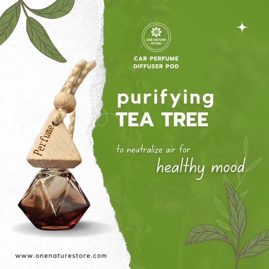 Purifying Tea Tree | Car Perfume Diffuser Pod | 10 ML | Long Lasting Up To 60 Days