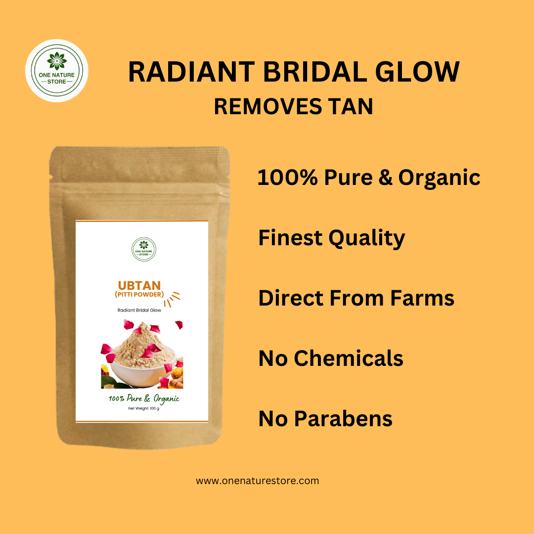 One Nature Store | Ubtan (Pitti Powder) | 100 grams | For Anti-Tan and Radiant Bridal Glow