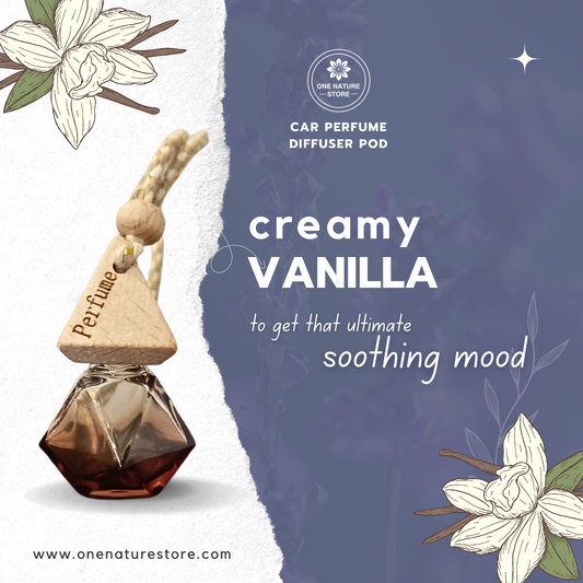 Creamy Vanilla | Car Perfume Diffuser Pod | 10 ML | Long Lasting Up To 60 Days