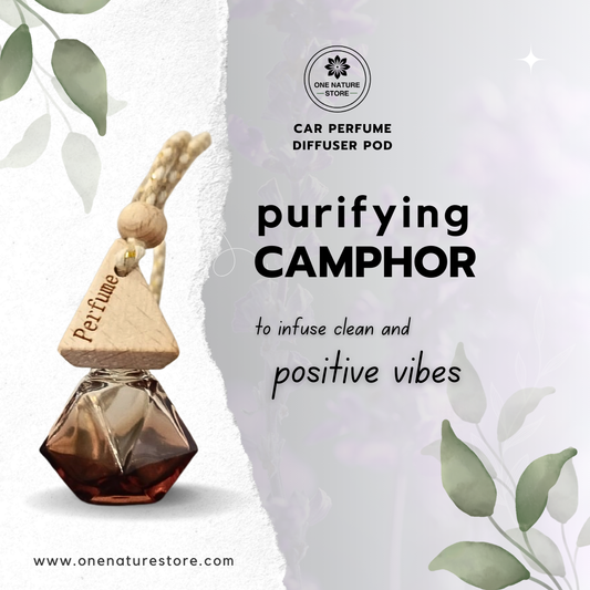 Purifying Camphor | Car Perfume Diffuser Pod | 10 ML | Long Lasting Up To 60 Days