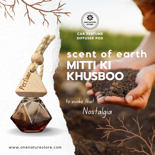 Mitti Ki Khusboo | Car Perfume Diffuser Pod | 10 ML | Long Lasting Up To 60 Days